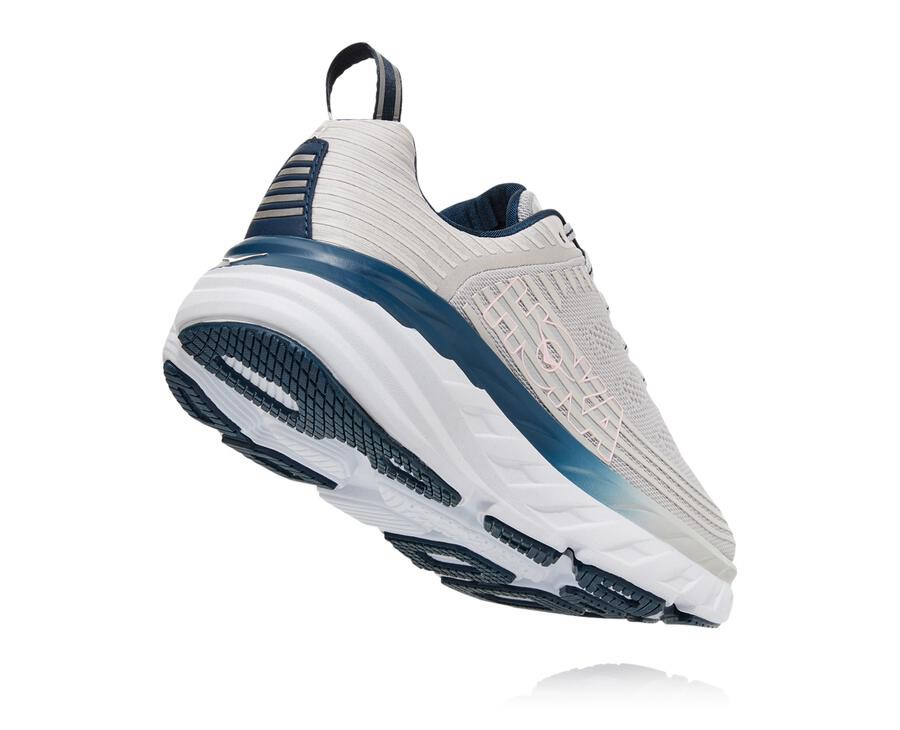 Tenis Corrida Hoka One One Feminino Cinzentas - Bondi 6 - 260-NZXHIE